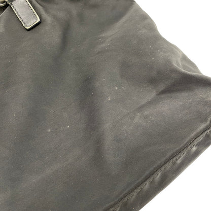 【現状渡し品】【メンズ/レディース】 PRADA プラダ TESSUTO PLATE HAND BAG テスート プレート ハンドバッグ カバン 鞄 180-260711-as-03-izu カラー：ブラック 万代Net店
