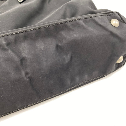 【現状渡し品】【メンズ/レディース】 PRADA プラダ TESSUTO PLATE HAND BAG テスート プレート ハンドバッグ カバン 鞄 180-260711-as-03-izu カラー：ブラック 万代Net店