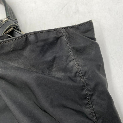【現状渡し品】【メンズ/レディース】 PRADA プラダ TESSUTO PLATE HAND BAG テスート プレート ハンドバッグ カバン 鞄 180-260711-as-03-izu カラー：ブラック 万代Net店
