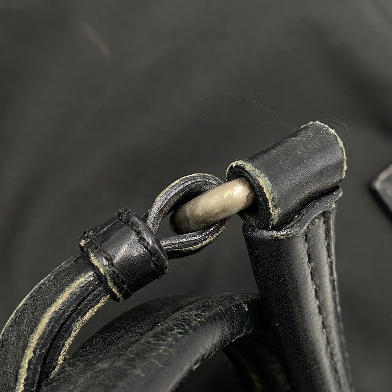 【現状渡し品】【メンズ/レディース】 PRADA プラダ TESSUTO PLATE HAND BAG テスート プレート ハンドバッグ カバン 鞄 180-260711-as-03-izu カラー：ブラック 万代Net店