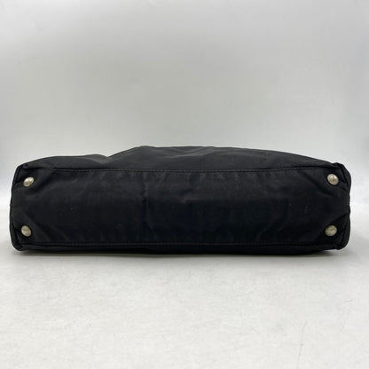 【現状渡し品】【メンズ/レディース】 PRADA プラダ TESSUTO PLATE HAND BAG テスート プレート ハンドバッグ カバン 鞄 180-260711-as-03-izu カラー：ブラック 万代Net店