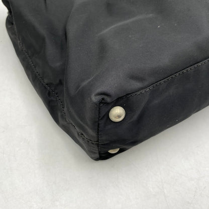 【現状渡し品】【メンズ/レディース】 PRADA プラダ TESSUTO PLATE HAND BAG テスート プレート ハンドバッグ カバン 鞄 180-260711-as-03-izu カラー：ブラック 万代Net店