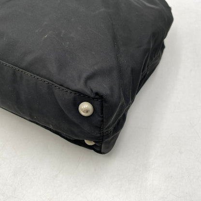 【現状渡し品】【メンズ/レディース】 PRADA プラダ TESSUTO PLATE HAND BAG テスート プレート ハンドバッグ カバン 鞄 180-260711-as-03-izu カラー：ブラック 万代Net店