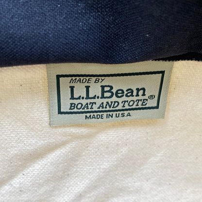 【現状渡し品】【メンズ/レディース】 L.L.Bean エルエルビーン BOAT AND TOTE ZIP TOP ボート アンド トート ジップ トップ バッグ カバン 鞄 188-260711-as-02-izu カラー：BLACK TRIM 万代Net店
