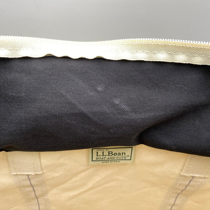 【現状渡し品】【メンズ/レディース】 L.L.Bean エルエルビーン BOAT AND TOTE ZIP TOP ボート アンド トート ジップ トップ バッグ カバン 鞄 188-260711-as-02-izu カラー：BLACK TRIM 万代Net店