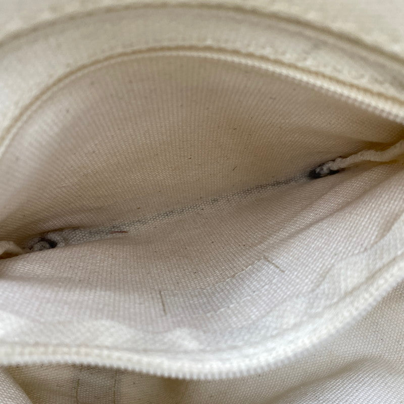 【現状渡し品】【メンズ/レディース】 L.L.Bean エルエルビーン SHOULDER STRAP TOTE MEDIUM 282343 ショルダー ストラップ トート ミディアム バッグ カバン 鞄 188-260715-as-22-izu カラー：アイボリー×ネイビー 万代Net店