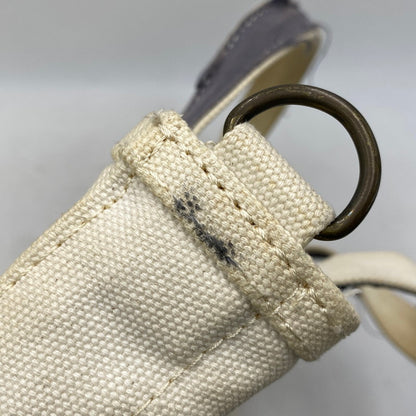 【現状渡し品】【メンズ/レディース】 L.L.Bean エルエルビーン SHOULDER STRAP TOTE MEDIUM 282343 ショルダー ストラップ トート ミディアム バッグ カバン 鞄 188-260715-as-22-izu カラー：アイボリー×ネイビー 万代Net店