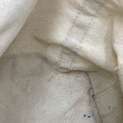 【現状渡し品】【メンズ/レディース】 L.L.Bean エルエルビーン SHOULDER STRAP TOTE MEDIUM 282343 ショルダー ストラップ トート ミディアム バッグ カバン 鞄 188-260715-as-22-izu カラー：アイボリー×ネイビー 万代Net店