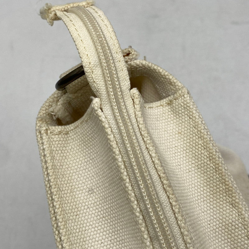 【現状渡し品】【メンズ/レディース】 L.L.Bean エルエルビーン SHOULDER STRAP TOTE MEDIUM 282343 ショルダー ストラップ トート ミディアム バッグ カバン 鞄 188-260715-as-22-izu カラー：アイボリー×ネイビー 万代Net店