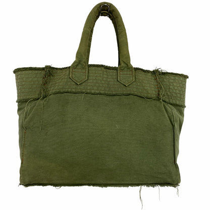 【中古品】【メンズ/レディース】 tricot COMME des GARCONS トリココムデギャルソン CANVAS HAND TOTE BAG TO-K206 キャンバス ハンド トートバッグ カバン 鞄 188-260711-as-13-izu カラー：カーキ系 万代Net店