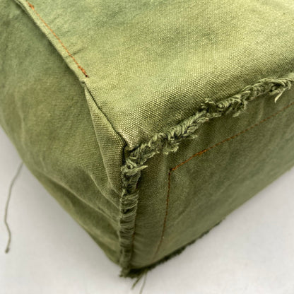 【中古品】【メンズ/レディース】 tricot COMME des GARCONS トリココムデギャルソン CANVAS HAND TOTE BAG TO-K206 キャンバス ハンド トートバッグ カバン 鞄 188-260711-as-13-izu カラー：カーキ系 万代Net店