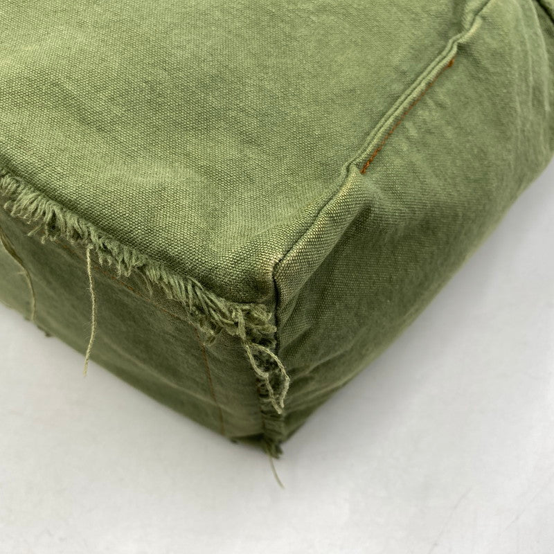 【中古品】【メンズ/レディース】 tricot COMME des GARCONS トリココムデギャルソン CANVAS HAND TOTE BAG TO-K206 キャンバス ハンド トートバッグ カバン 鞄 188-260711-as-13-izu カラー：カーキ系 万代Net店