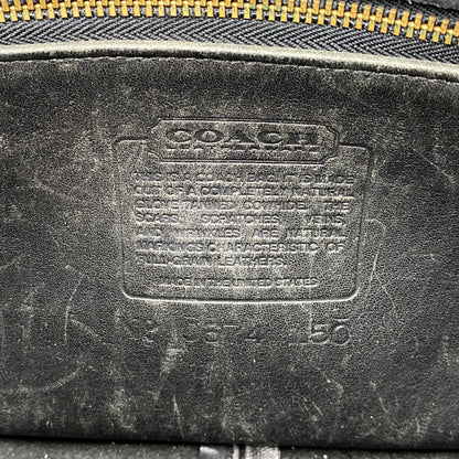 【現状渡し品】【メンズ/レディース】 OLD COACH オールドコーチ TURN LOCK LEATHER SHOULDER BAG 0674 150 ターンロック レザー ショルダーバッグ カバン 鞄 180-260711-as-04-izu カラー：ブラック 万代Net店