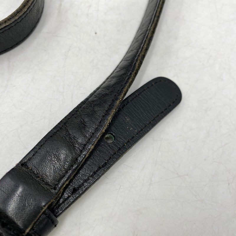 【現状渡し品】【メンズ/レディース】 OLD COACH オールドコーチ TURN LOCK LEATHER SHOULDER BAG 0674 150 ターンロック レザー ショルダーバッグ カバン 鞄 180-260711-as-04-izu カラー：ブラック 万代Net店