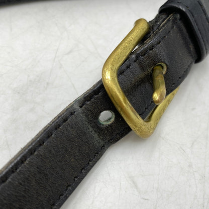 【現状渡し品】【メンズ/レディース】 OLD COACH オールドコーチ TURN LOCK LEATHER SHOULDER BAG 0674 150 ターンロック レザー ショルダーバッグ カバン 鞄 180-260711-as-04-izu カラー：ブラック 万代Net店