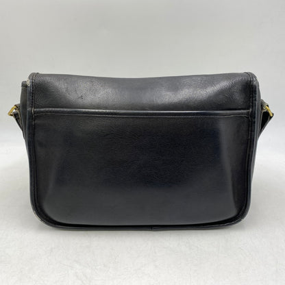【現状渡し品】【メンズ/レディース】 OLD COACH オールドコーチ TURN LOCK LEATHER SHOULDER BAG 0674 150 ターンロック レザー ショルダーバッグ カバン 鞄 180-260711-as-04-izu カラー：ブラック 万代Net店