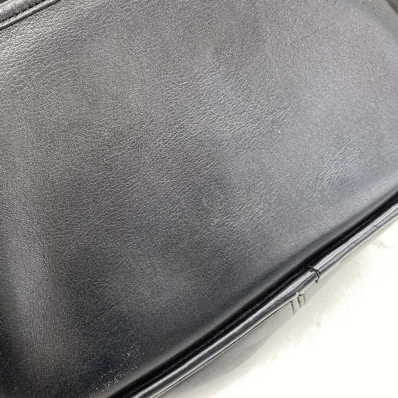 【現状渡し品】【メンズ/レディース】 OLD COACH オールドコーチ TURN LOCK LEATHER SHOULDER BAG 0674 150 ターンロック レザー ショルダーバッグ カバン 鞄 180-260711-as-04-izu カラー：ブラック 万代Net店