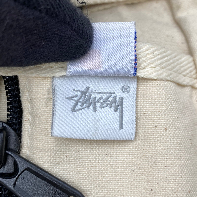 【現状渡し品】【メンズ/レディース】 STUSSY LIVIN GENERAL STORE ステューシーリビンジェネラルストア × BLK PINE WORKSHOP ブラックパインワークショップ GS TRAVEL UTILITY TOTE VER.2 トートバッグ 188-260711-as-01-izu カラー：ベージュ系 万代Net店