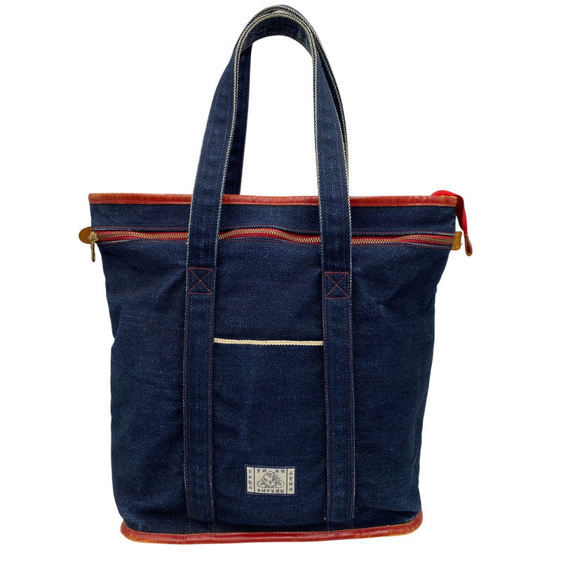 【中古品】【メンズ/レディース】 革蛸 DENIM TOTE BAG デニム トートバッグ カバン 鞄 188-260715-as-21-izu カラー：インディゴ 万代Net店