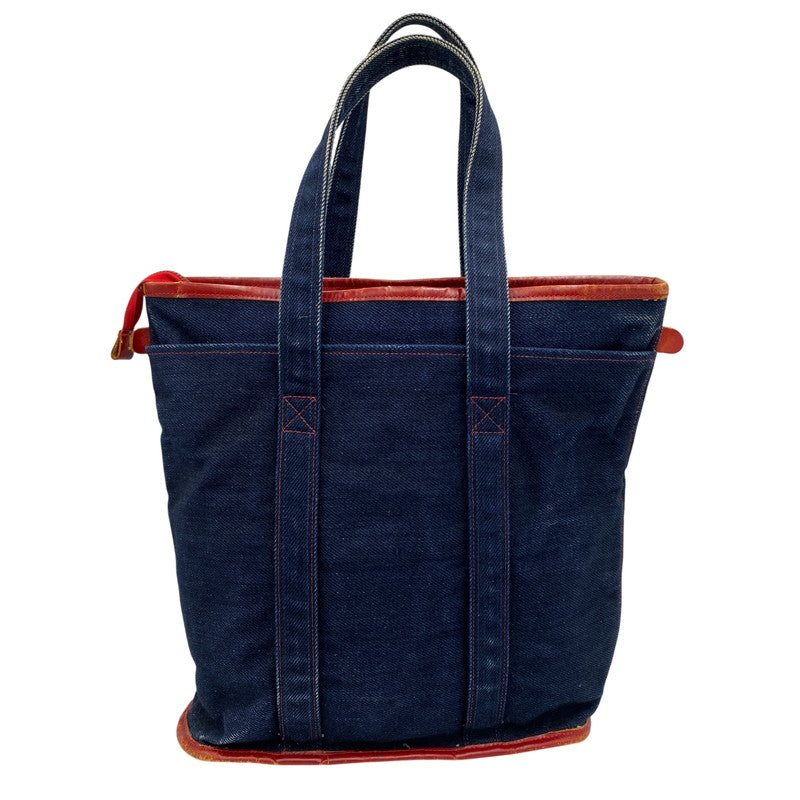 【中古品】【メンズ/レディース】 革蛸 DENIM TOTE BAG デニム トートバッグ カバン 鞄 188-260715-as-21-izu カラー：インディゴ 万代Net店