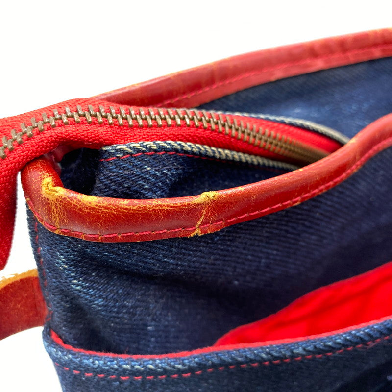 【中古品】【メンズ/レディース】 革蛸 DENIM TOTE BAG デニム トートバッグ カバン 鞄 188-260715-as-21-izu カラー：インディゴ 万代Net店