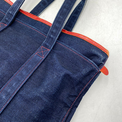 【中古品】【メンズ/レディース】 革蛸 DENIM TOTE BAG デニム トートバッグ カバン 鞄 188-260715-as-21-izu カラー：インディゴ 万代Net店