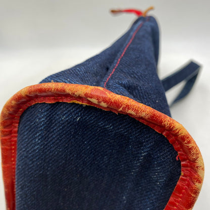 【中古品】【メンズ/レディース】 革蛸 DENIM TOTE BAG デニム トートバッグ カバン 鞄 188-260715-as-21-izu カラー：インディゴ 万代Net店