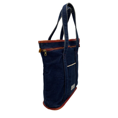 【中古品】【メンズ/レディース】 革蛸 DENIM TOTE BAG デニム トートバッグ カバン 鞄 188-260715-as-21-izu カラー：インディゴ 万代Net店