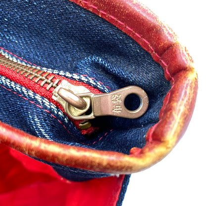 【中古品】【メンズ/レディース】 革蛸 DENIM TOTE BAG デニム トートバッグ カバン 鞄 188-260715-as-21-izu カラー：インディゴ 万代Net店