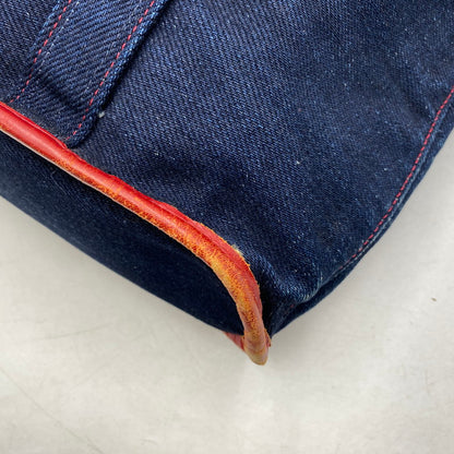 【中古品】【メンズ/レディース】 革蛸 DENIM TOTE BAG デニム トートバッグ カバン 鞄 188-260715-as-21-izu カラー：インディゴ 万代Net店