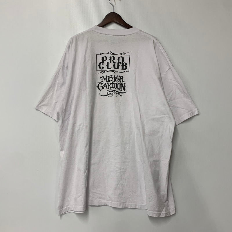 【中古品】【メンズ】 PRO CLUB×MR.CARTOON プロクラブ×ミスターカートゥーン MONEY EYE TEE マネー アイ Tシャツ トップス 半袖 142-260711-cs-02-izu サイズ：3XL カラー：ホワイト 万代Net店
