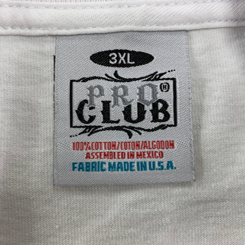 【中古品】【メンズ】 PRO CLUB×MR.CARTOON プロクラブ×ミスターカートゥーン MONEY EYE TEE マネー アイ Tシャツ トップス 半袖 142-260711-cs-02-izu サイズ：3XL カラー：ホワイト 万代Net店