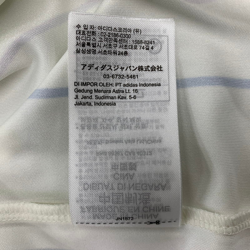 【中古美品】【メンズ】 ADIDAS アディダス JN1872 JAPAN NATIONAL TEAM 2026 AWAY REPLICA JERSEY ジャパン ナショナル チーム アウェイ レプリカ ジャージ トップス 半袖 148-260711-cs-01-izu サイズ：2XL カラー：OFFWHITE/BLACK 万代Net店