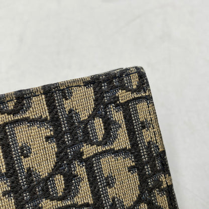 【中古品】【メンズ/レディース】 Christian Dior クリスチャンディオール 12-BO-0252 オブリーク ジャカードキャンバス 財布 181-260711-as-14-izu カラー：マルチカラー 万代Net店