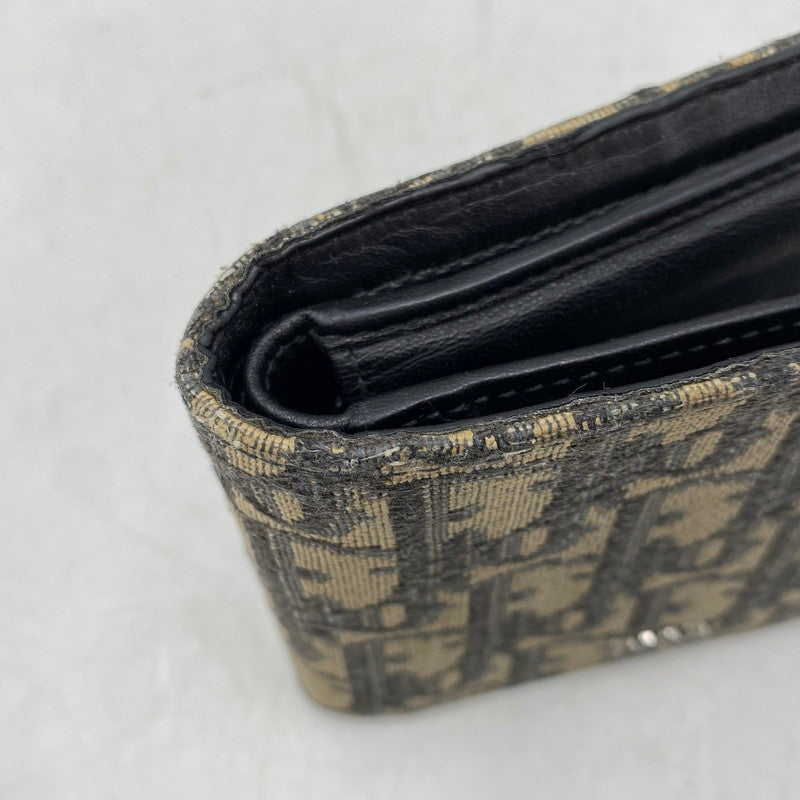 【中古品】【メンズ/レディース】 Christian Dior クリスチャンディオール 12-BO-0252 オブリーク ジャカードキャンバス 財布 181-260711-as-14-izu カラー：マルチカラー 万代Net店