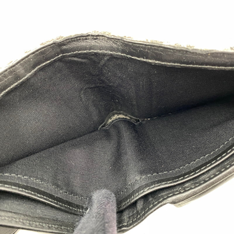 【中古品】【メンズ/レディース】 Christian Dior クリスチャンディオール 12-BO-0252 オブリーク ジャカードキャンバス 財布 181-260711-as-14-izu カラー：マルチカラー 万代Net店