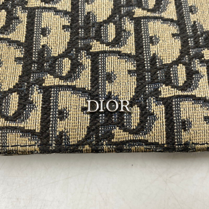 【中古品】【メンズ/レディース】 Christian Dior クリスチャンディオール 12-BO-0252 オブリーク ジャカードキャンバス 財布 181-260711-as-14-izu カラー：マルチカラー 万代Net店