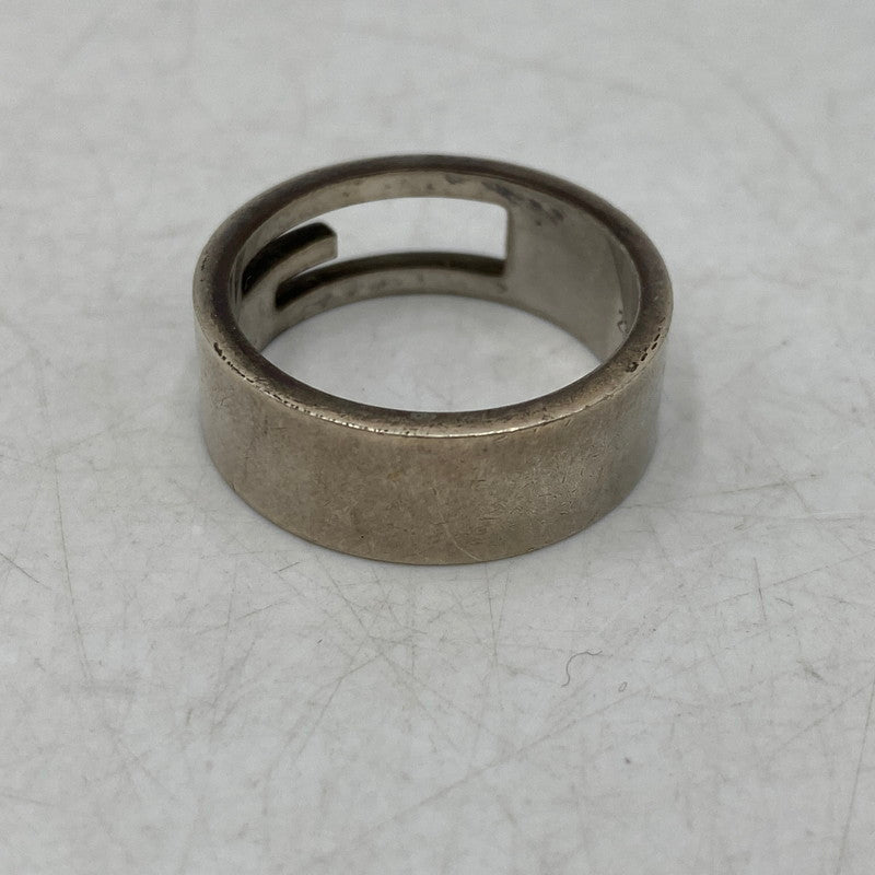 【現状渡し品】【メンズ/レディース】 GUCCI グッチ AG925 ブランデッドカットアウトGリング 指輪 アクセサリー 182-260711-as-16-izu サイズ：刻印23 カラー：シルバー 万代Net店