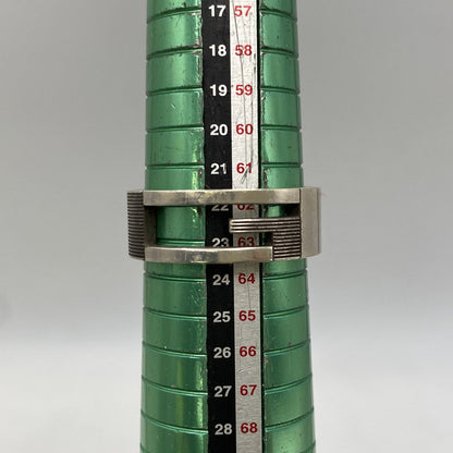 【現状渡し品】【メンズ/レディース】 GUCCI グッチ AG925 ブランデッドカットアウトGリング 指輪 アクセサリー 182-260711-as-16-izu サイズ：刻印23 カラー：シルバー 万代Net店