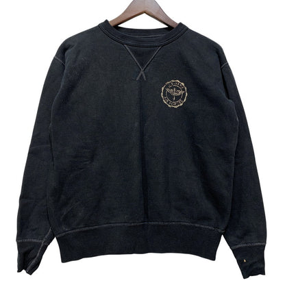 【中古品】【メンズ】 THE REAL MCCOY'S ザリアルマッコイズ 前V SWEATSHIRT スウェットシャツ トレーナー トップス 145-260716-kh-11-izu サイズ：M カラー：ブラック 万代Net店