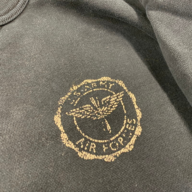 【中古品】【メンズ】 THE REAL MCCOY'S ザリアルマッコイズ 前V SWEATSHIRT スウェットシャツ トレーナー トップス 145-260716-kh-11-izu サイズ：M カラー：ブラック 万代Net店