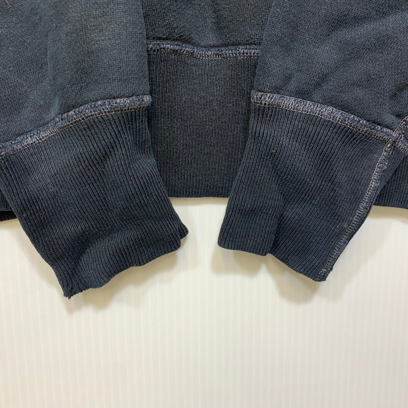【中古品】【メンズ】 THE REAL MCCOY'S ザリアルマッコイズ 前V SWEATSHIRT スウェットシャツ トレーナー トップス 145-260716-kh-11-izu サイズ：M カラー：ブラック 万代Net店
