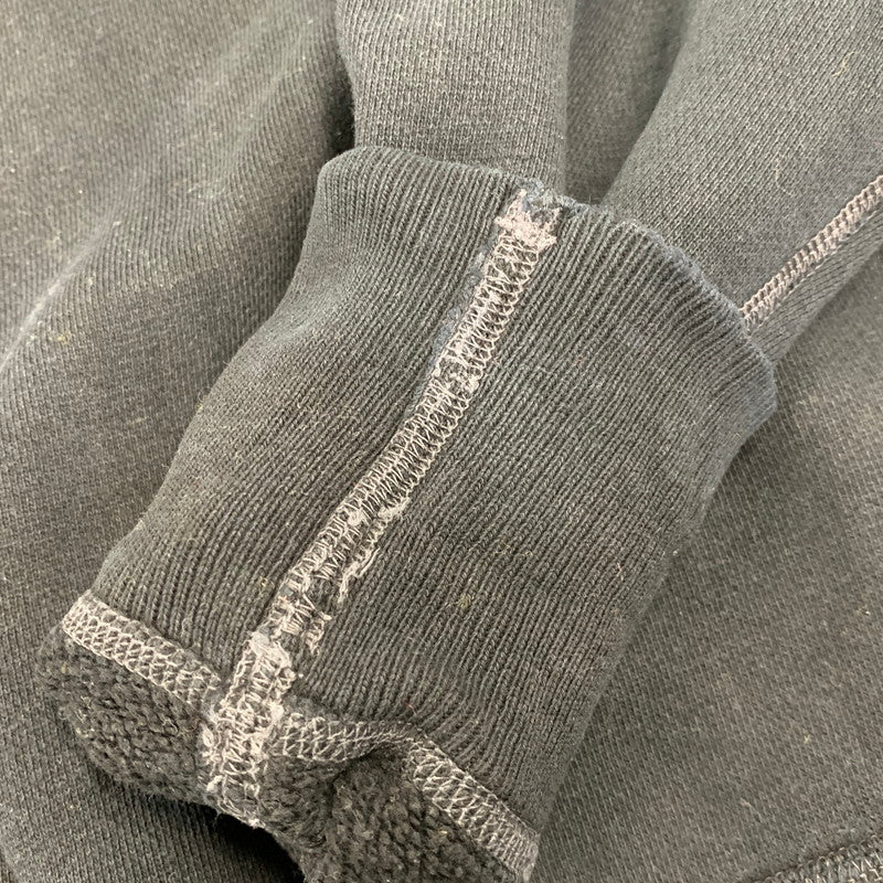 【中古品】【メンズ】 THE REAL MCCOY'S ザリアルマッコイズ 前V SWEATSHIRT スウェットシャツ トレーナー トップス 145-260716-kh-11-izu サイズ：M カラー：ブラック 万代Net店