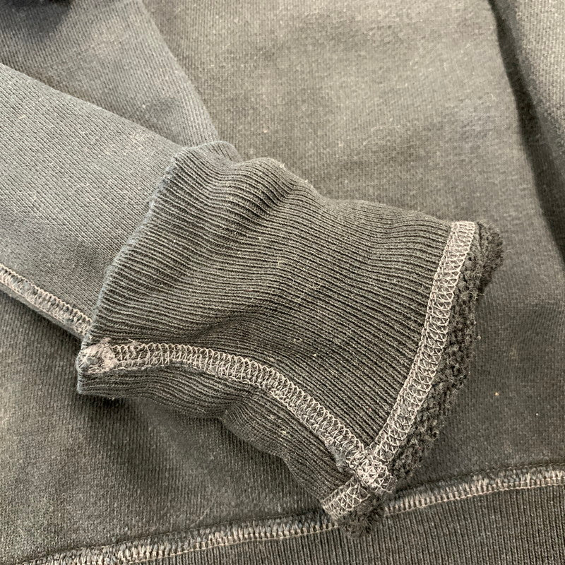 【中古品】【メンズ】 THE REAL MCCOY'S ザリアルマッコイズ 前V SWEATSHIRT スウェットシャツ トレーナー トップス 145-260716-kh-11-izu サイズ：M カラー：ブラック 万代Net店