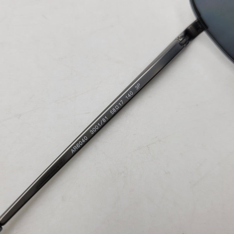 【中古品】【メンズ/レディース】 GIORGIO ARMANI ジョルジオアルマーニ AR6040 SUNGLASSES サングラス 203-260715-ya-05-izu サイズ：58口17-140 カラー：ブラック系 万代Net店