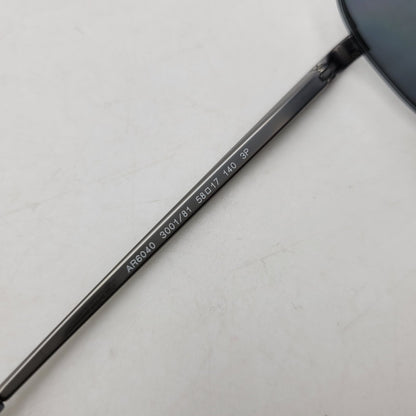 【中古品】【メンズ/レディース】 GIORGIO ARMANI ジョルジオアルマーニ AR6040 SUNGLASSES サングラス 203-260715-ya-05-izu サイズ：58口17-140 カラー：ブラック系 万代Net店