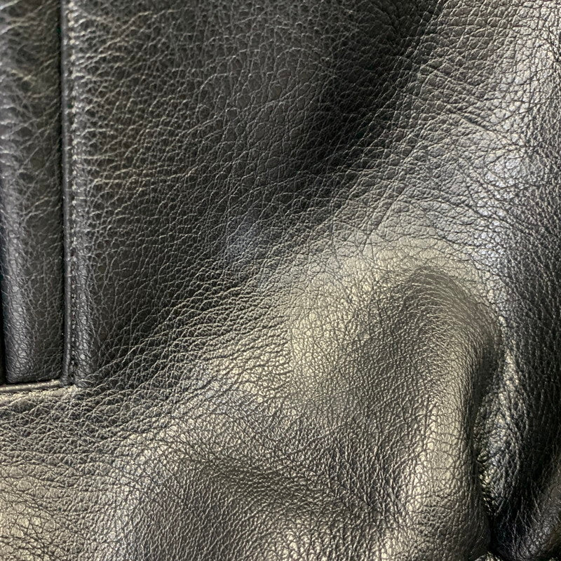 【中古品】【メンズ】 A FEW GOODKIDS アフューグッドキッズ FAKE LEATHER JACKET フェイク レザー ジャケット アウター 142-260715-kh-09-izu サイズ：XL カラー：ブラック 万代Net店