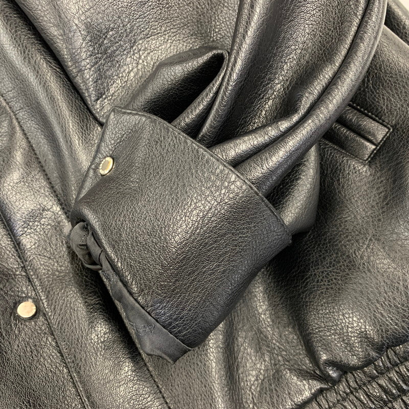 【中古品】【メンズ】 A FEW GOODKIDS アフューグッドキッズ FAKE LEATHER JACKET フェイク レザー ジャケット アウター 142-260715-kh-09-izu サイズ：XL カラー：ブラック 万代Net店