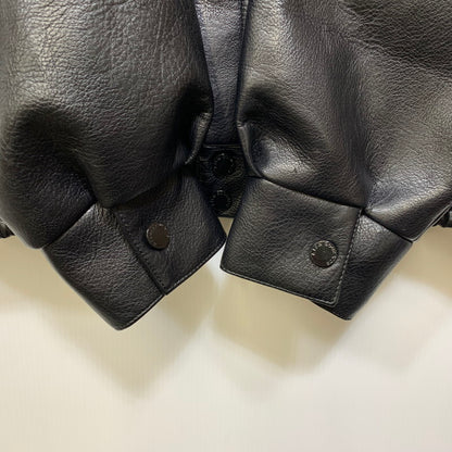 【中古品】【メンズ】 A FEW GOODKIDS アフューグッドキッズ FAKE LEATHER JACKET フェイク レザー ジャケット アウター 142-260715-kh-09-izu サイズ：XL カラー：ブラック 万代Net店