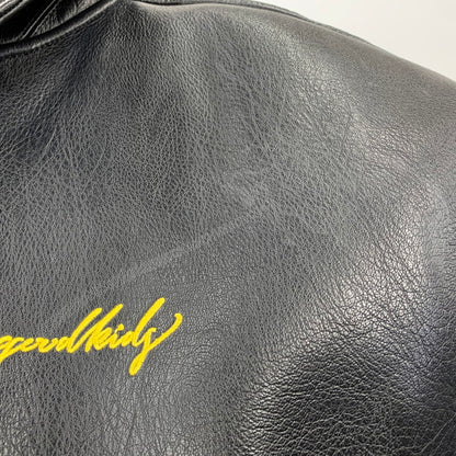 【中古品】【メンズ】 A FEW GOODKIDS アフューグッドキッズ FAKE LEATHER JACKET フェイク レザー ジャケット アウター 142-260715-kh-09-izu サイズ：XL カラー：ブラック 万代Net店